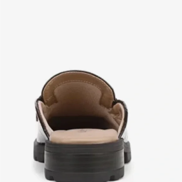 Dark Brown Croc-Embossed Loafers NWOT - Picture 4 of 8